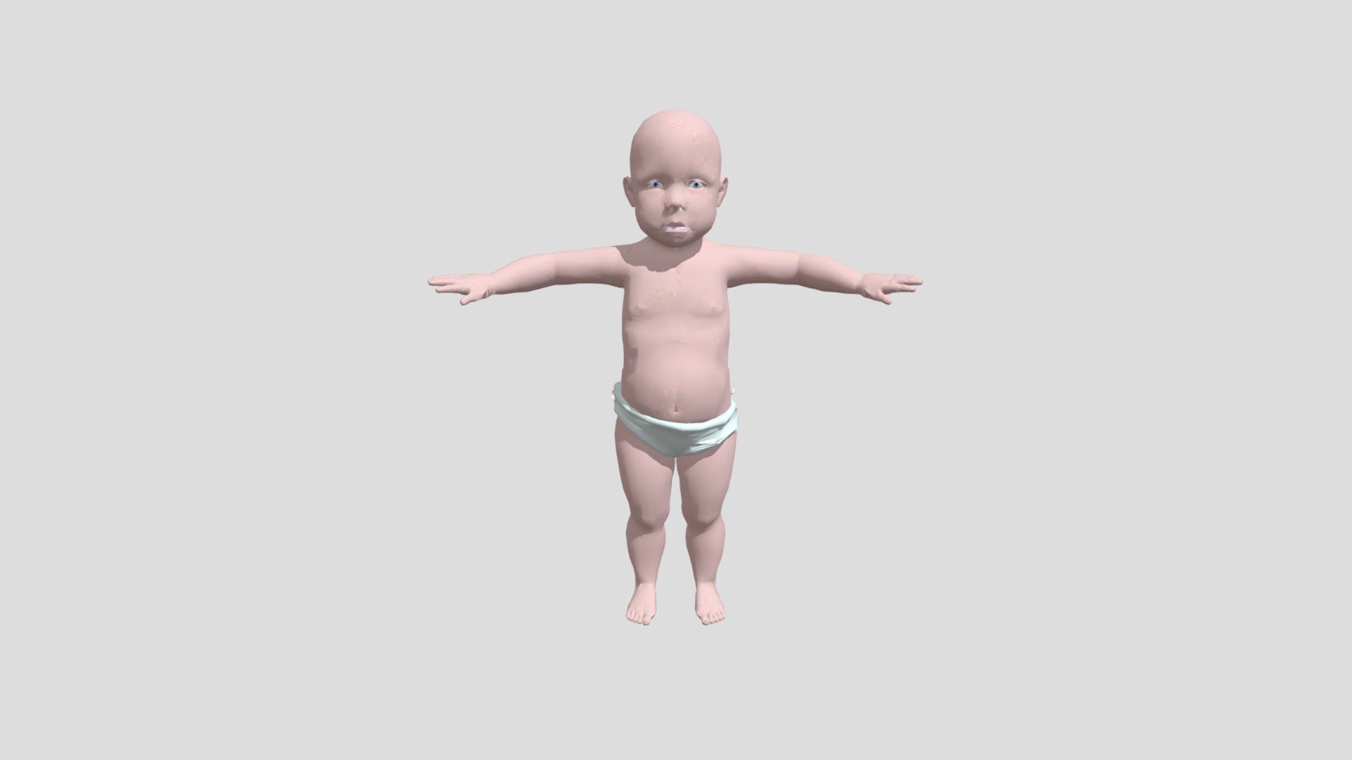 Dancing Baby Model (v2) 3d model