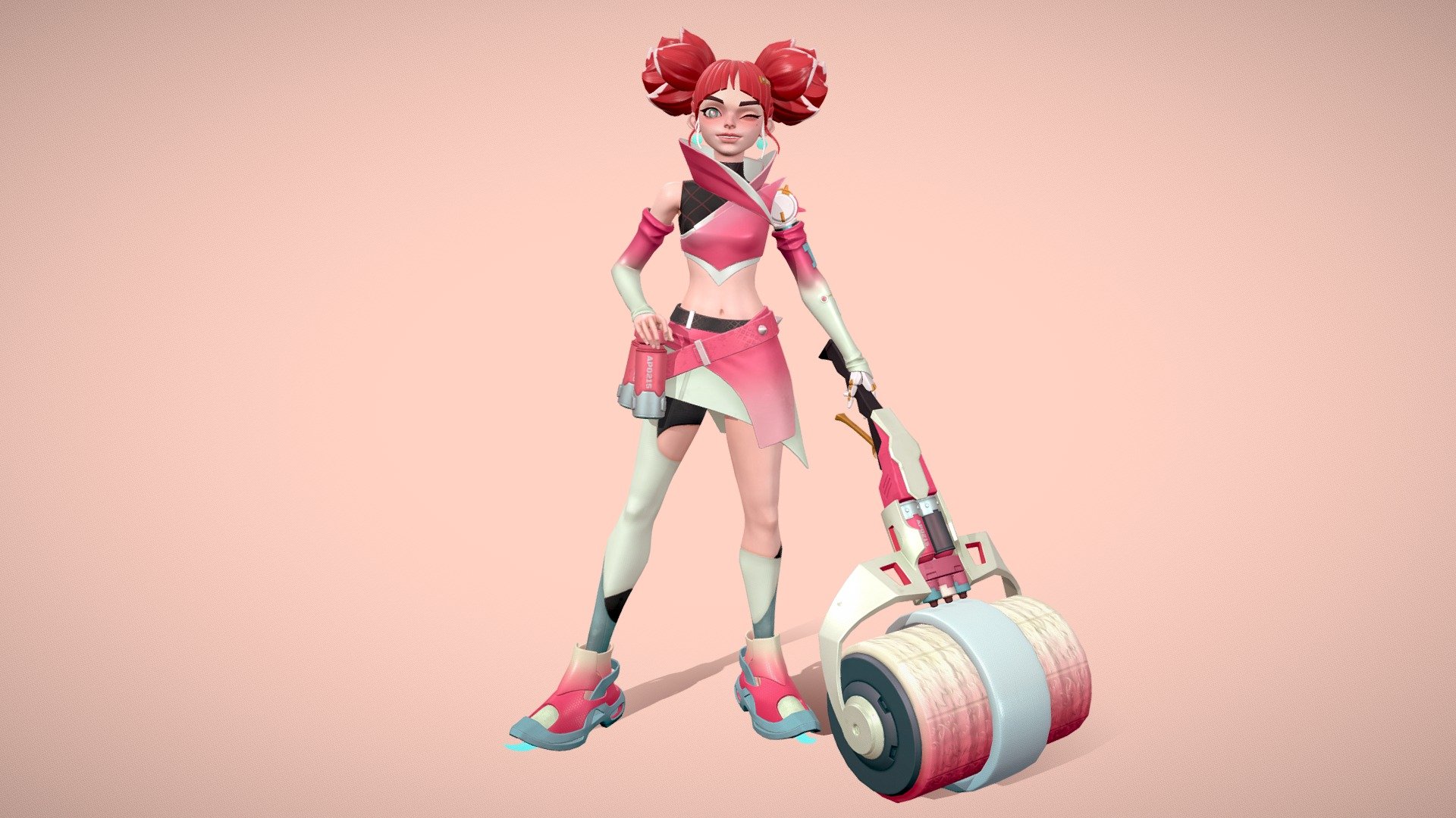 Vivid, Wild Artist 3d model