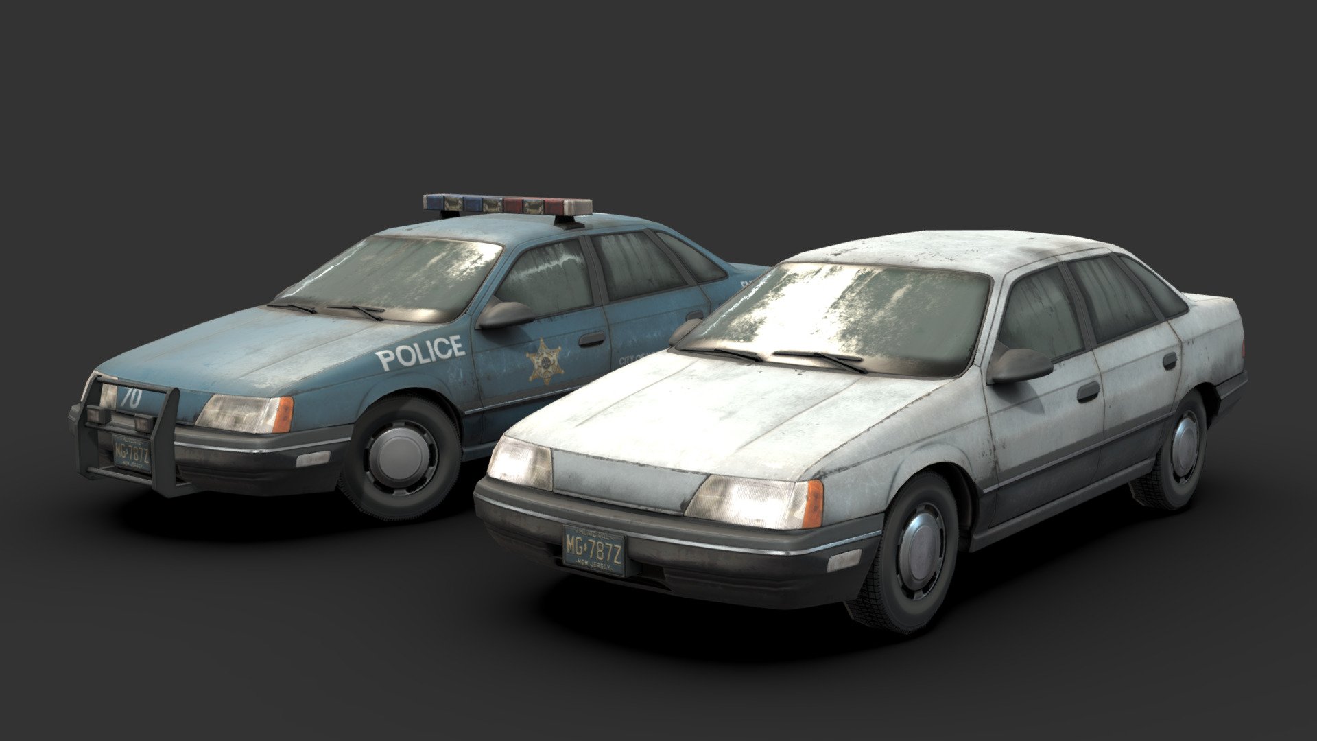 86 Sedan 3d model