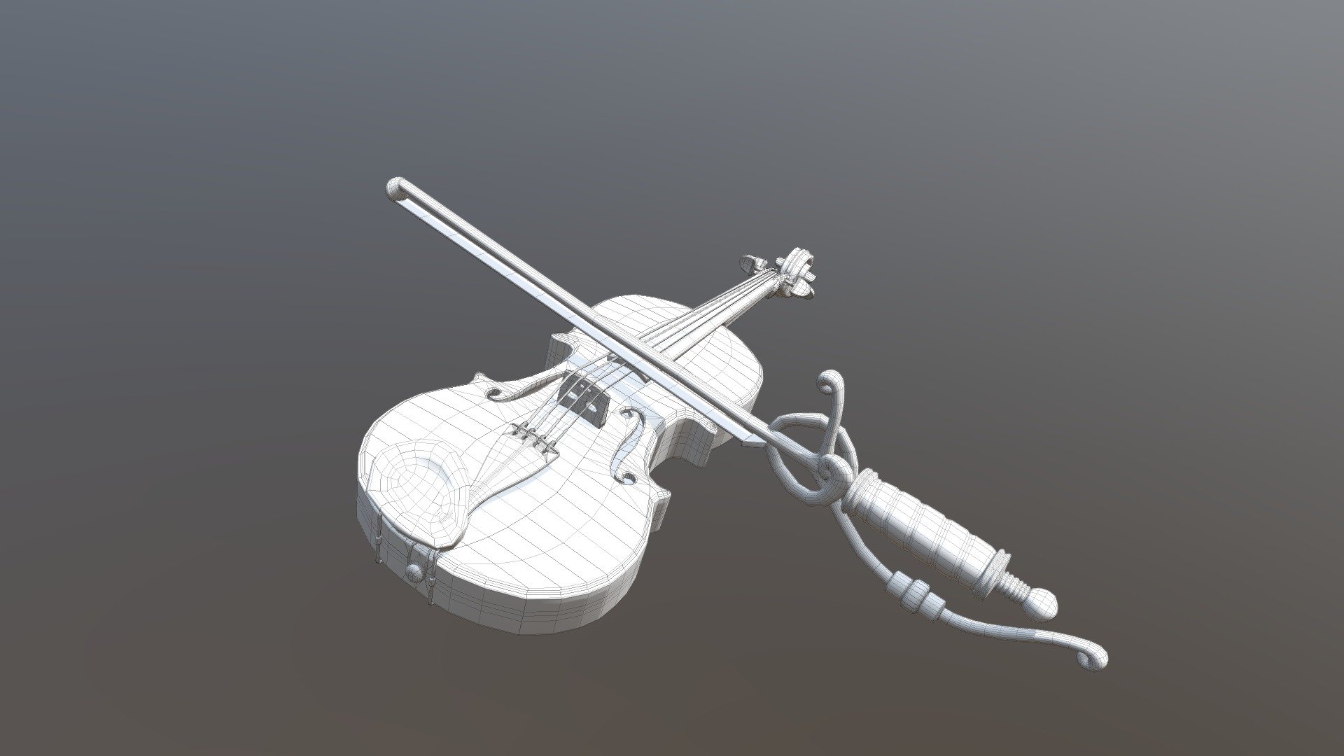 Violin 3d model