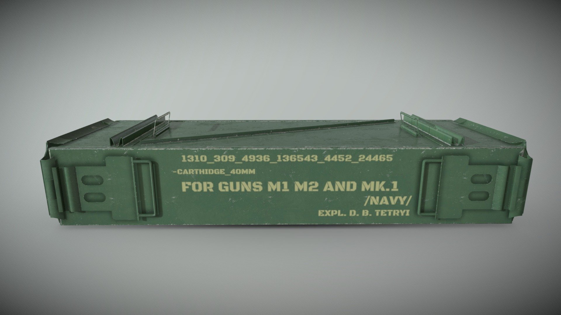 Ammo Crate 3d model