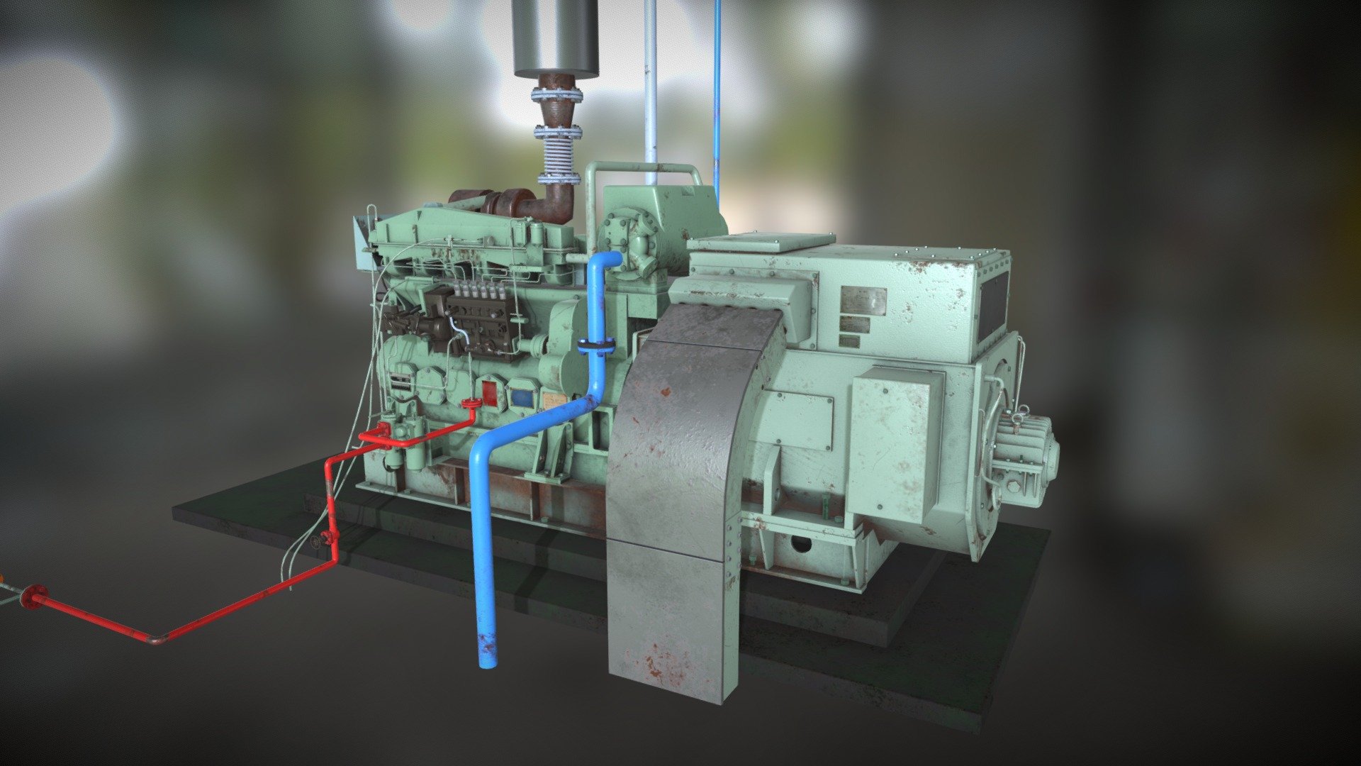 Diesel Generator 3d model