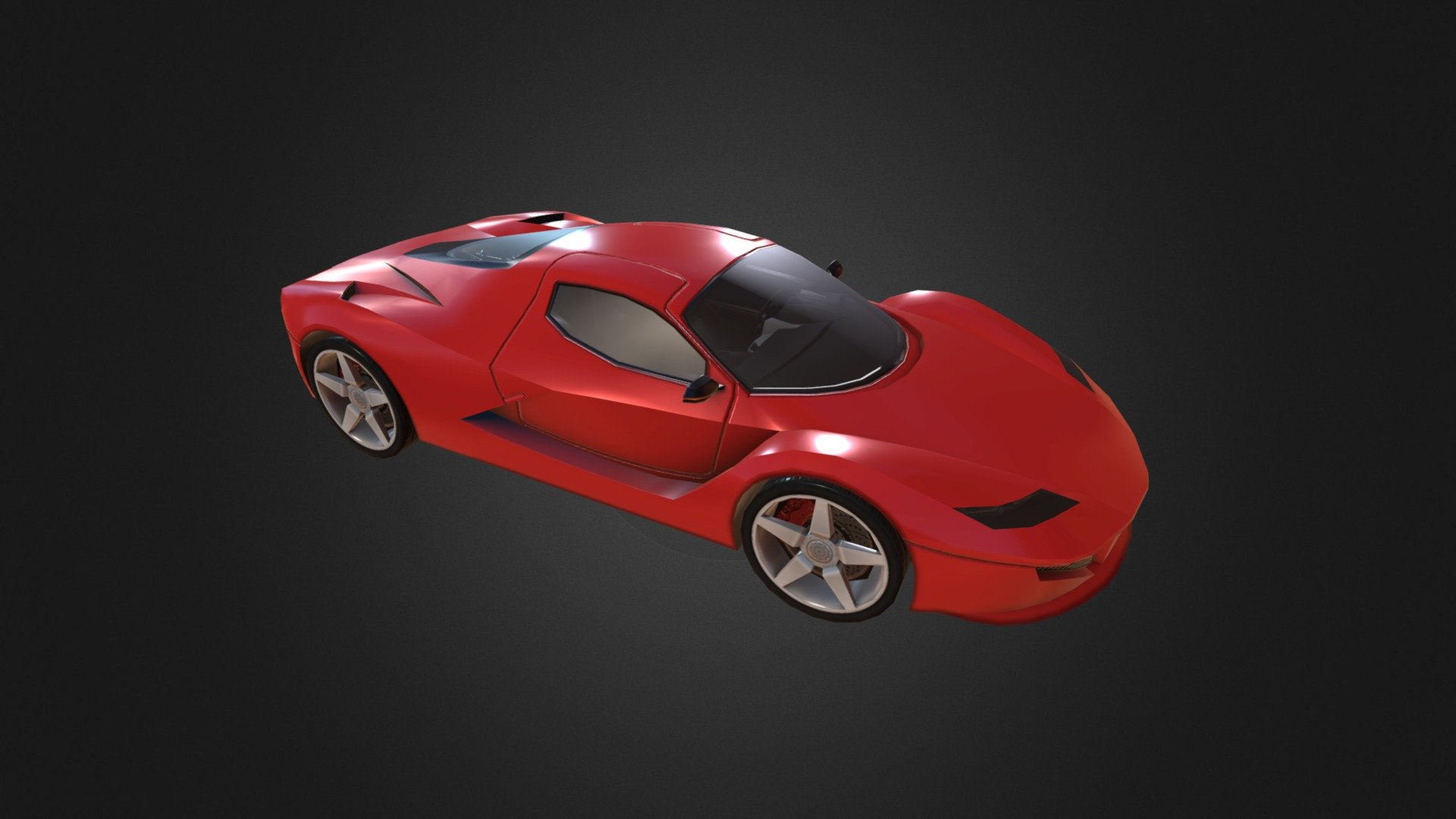 Fantastic Race Car 27 3d model