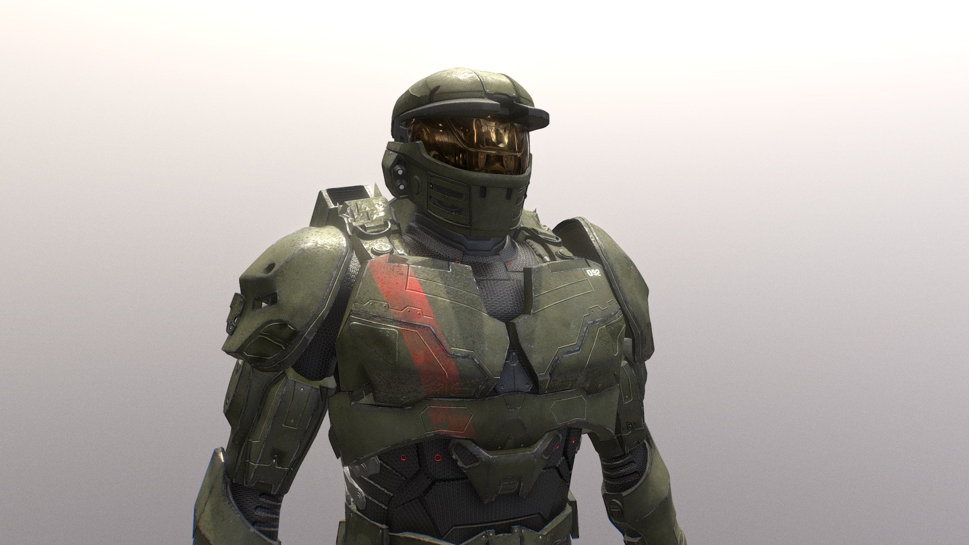 Halo Spartan 3d model