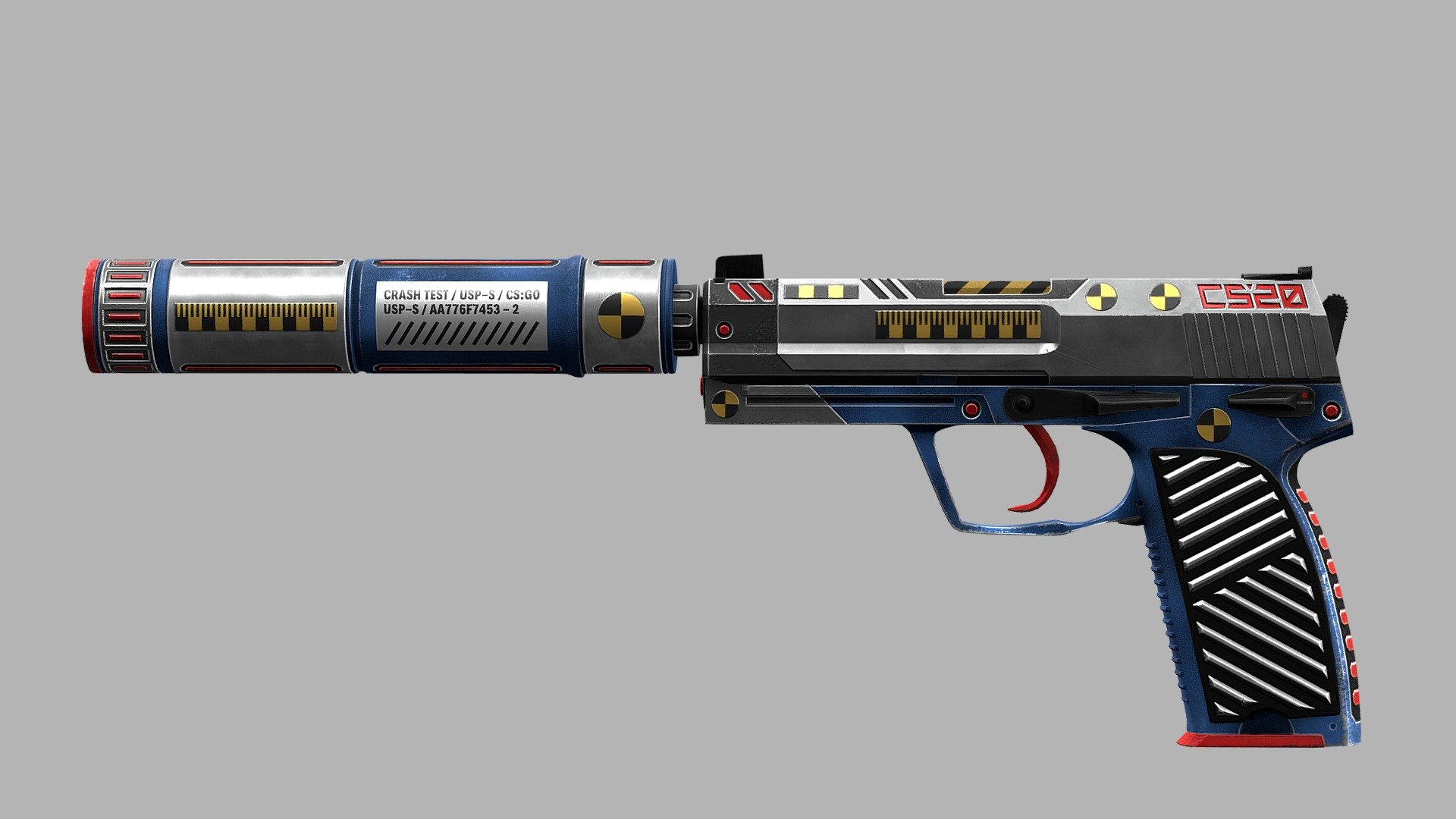 Usp Crashed v2 / CS20 3d model