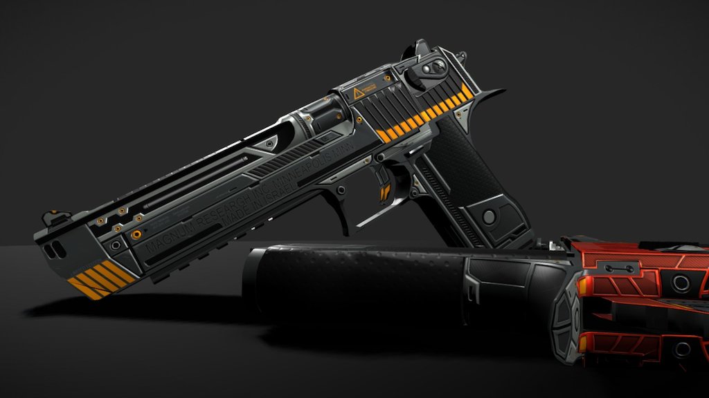 Desert Eagle | Cyberwanderer 3d model