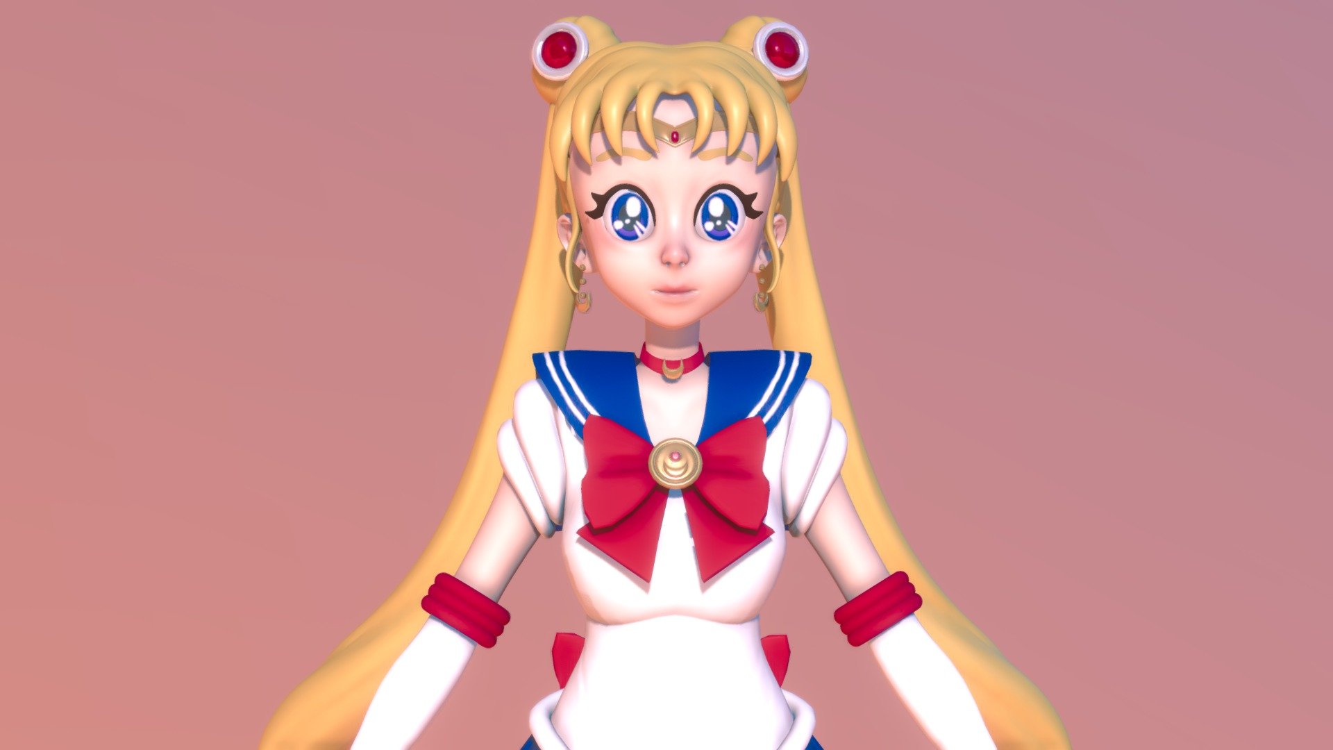 Sailor Moon 3d model