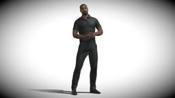 3D Rigged Michael B Jordan