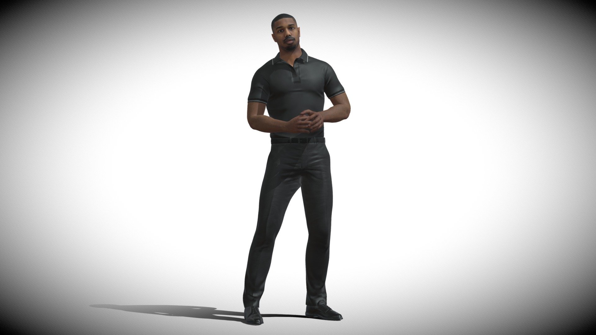 3D Rigged Michael B Jordan 3d model