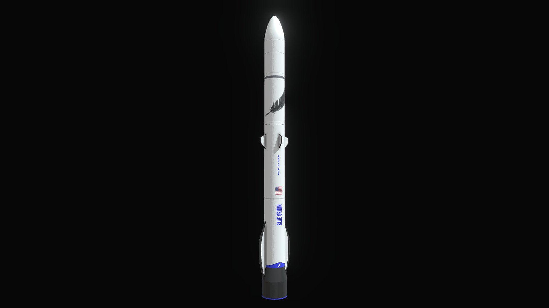 New Glenn Rocket 3d model