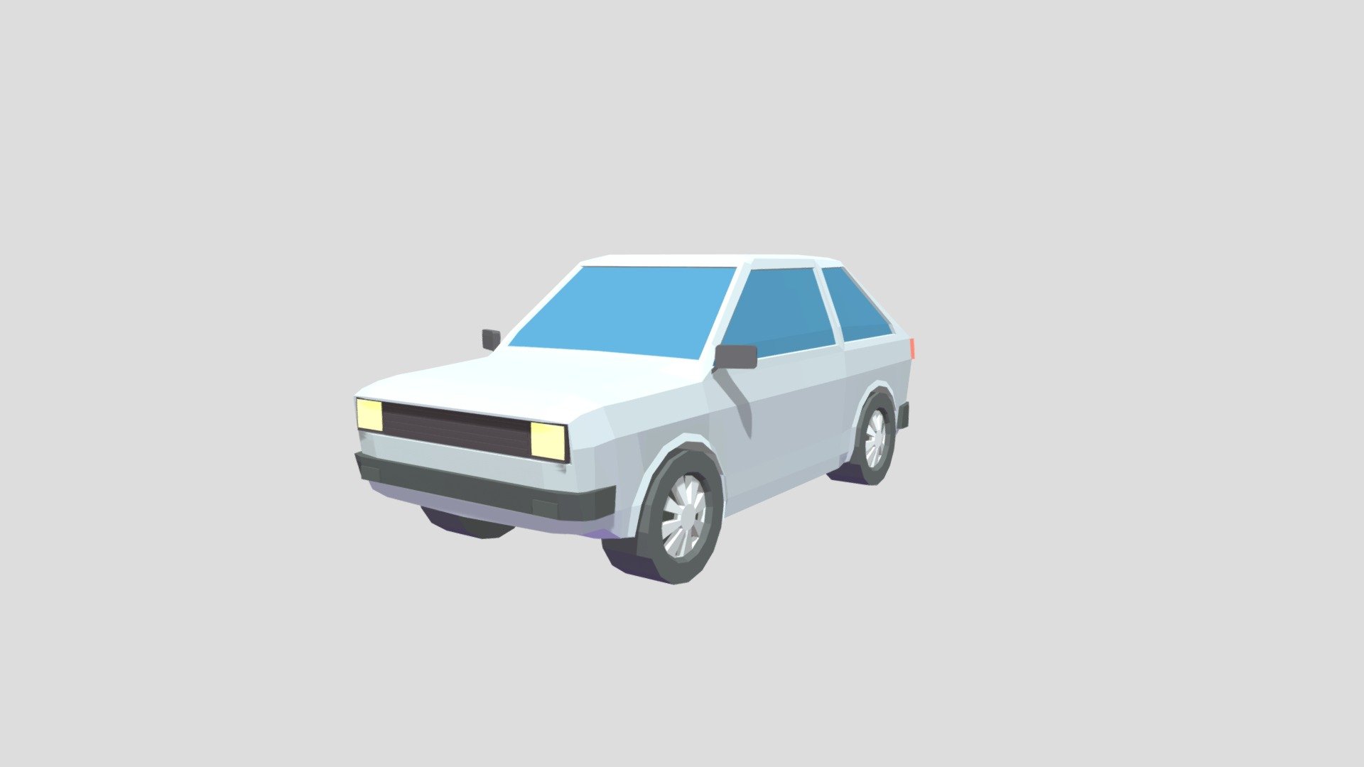 gol quadrado 3d model