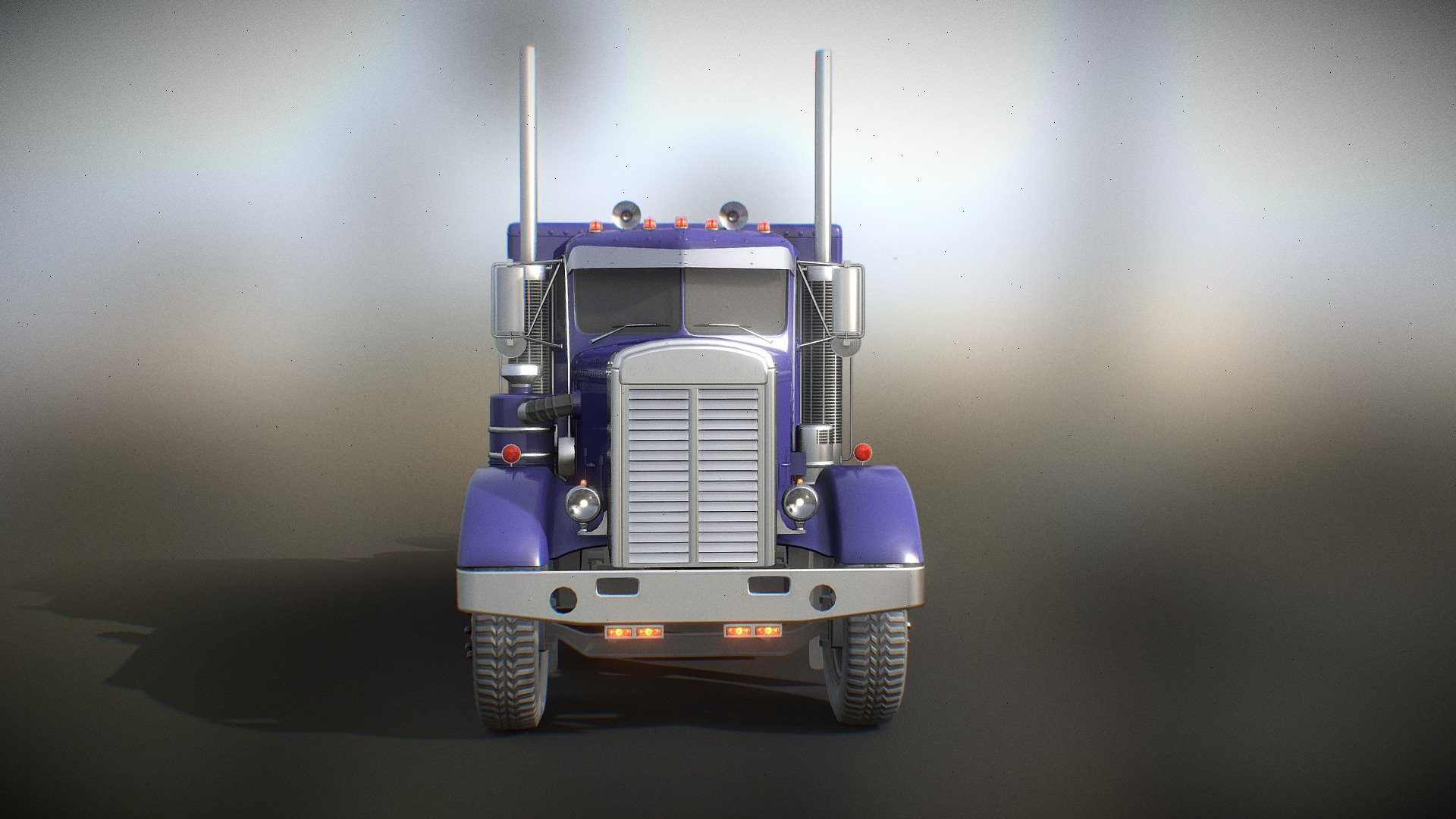 Peterbilt 381 3d model