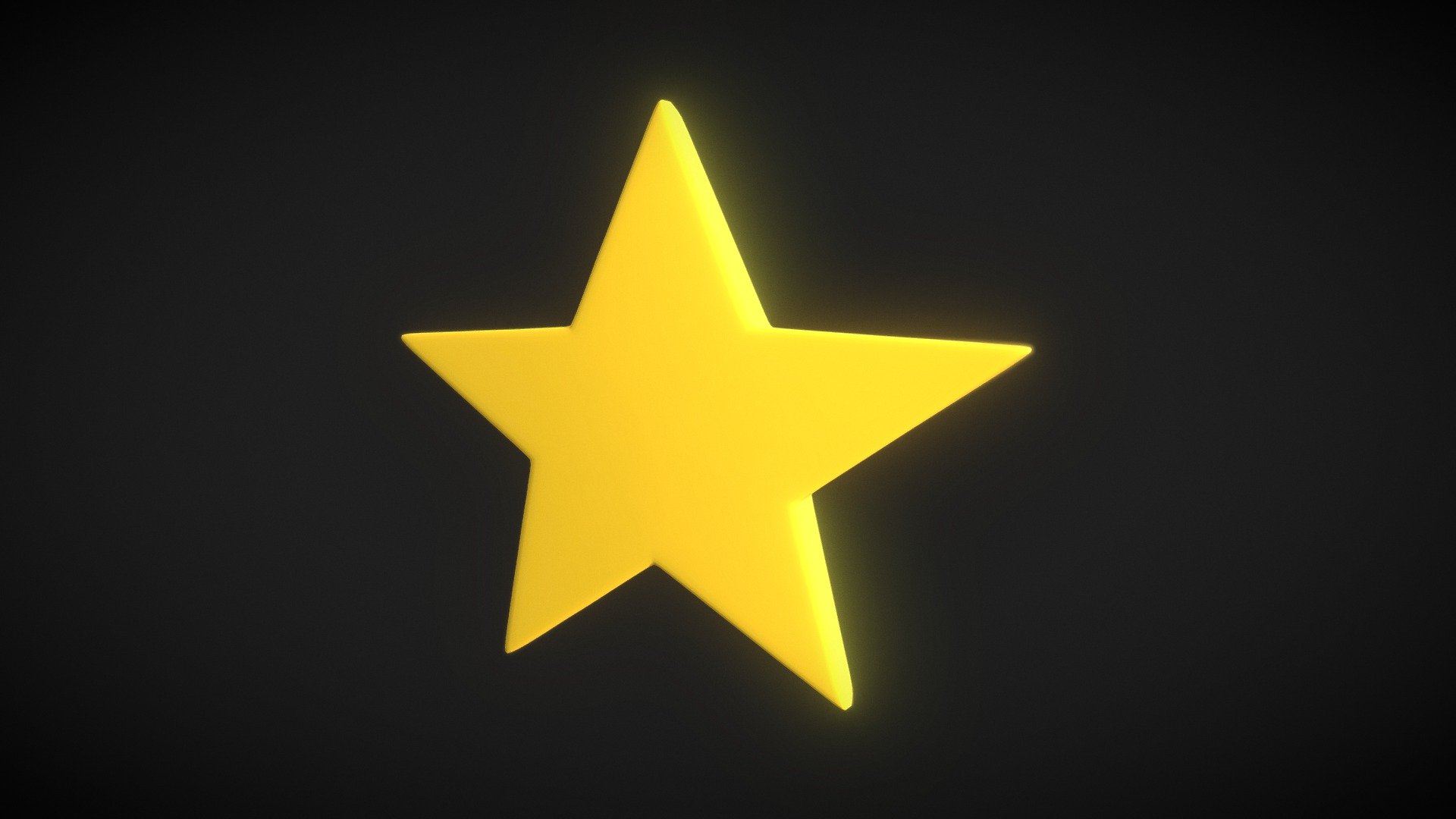 Gold Star 3d model