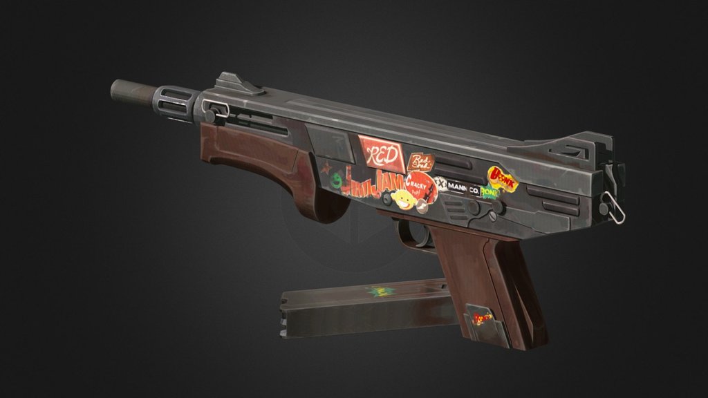 TF2 MAG-7 Skin 3d model