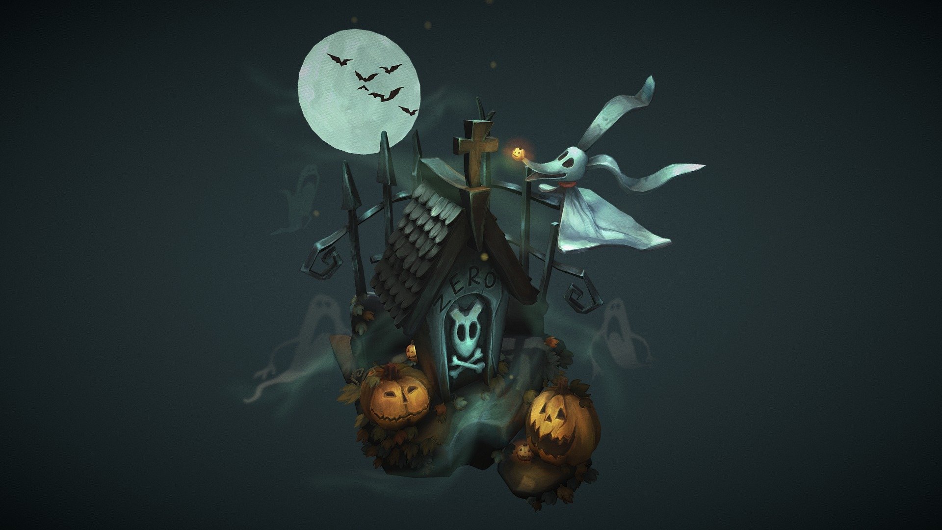 Nightmare Before Christmas 3d model