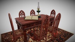 Gothic dining set