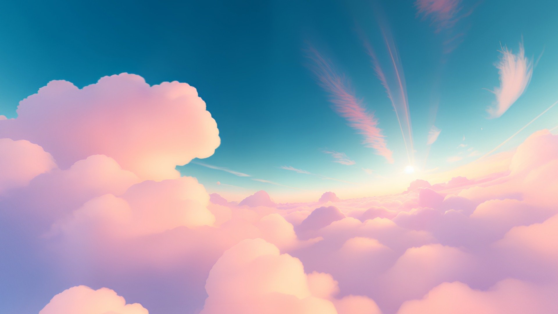 Stylized Cloudy Sky 010 3d model