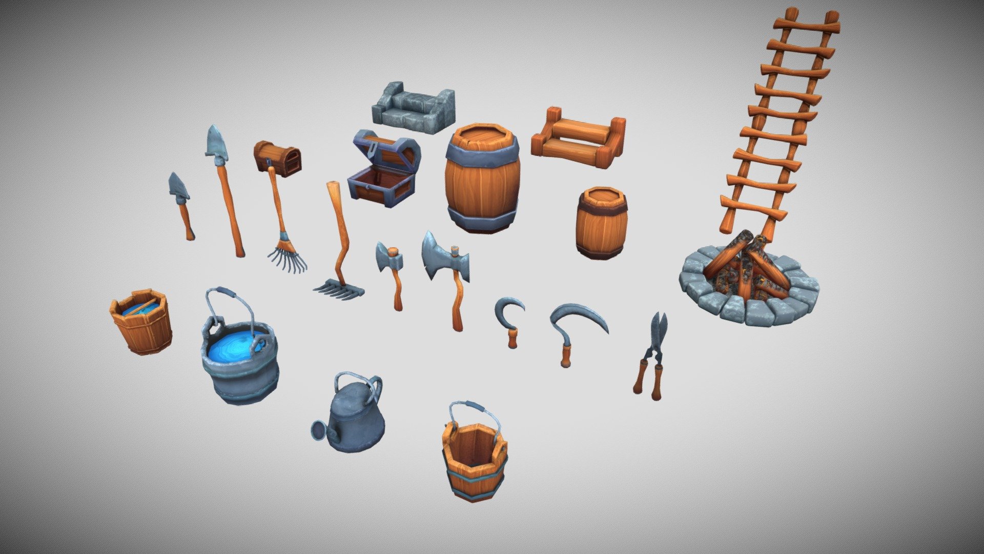 Farm_Asset_Pack 3d model