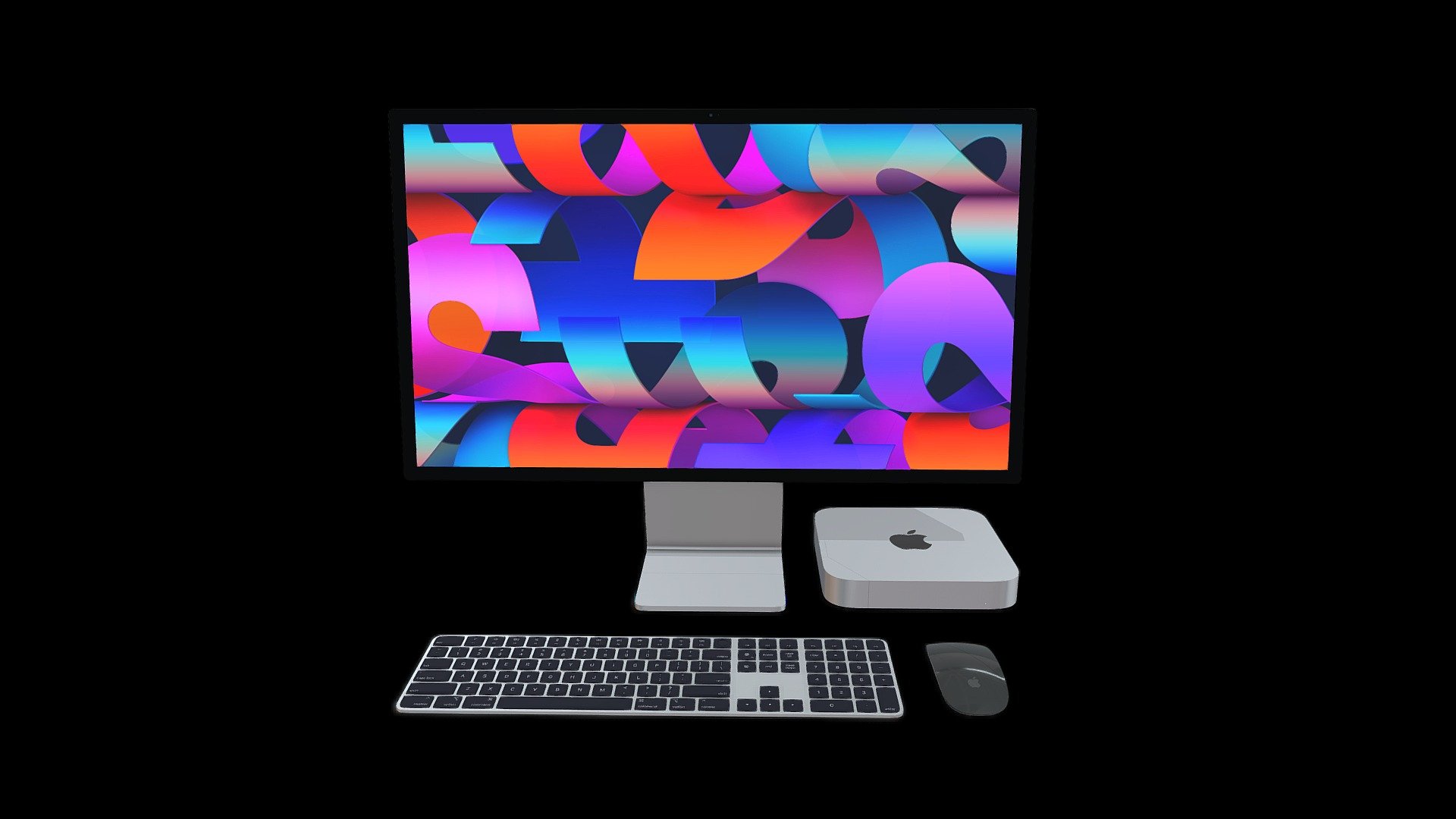 FREE Mac Studio Display 3d model