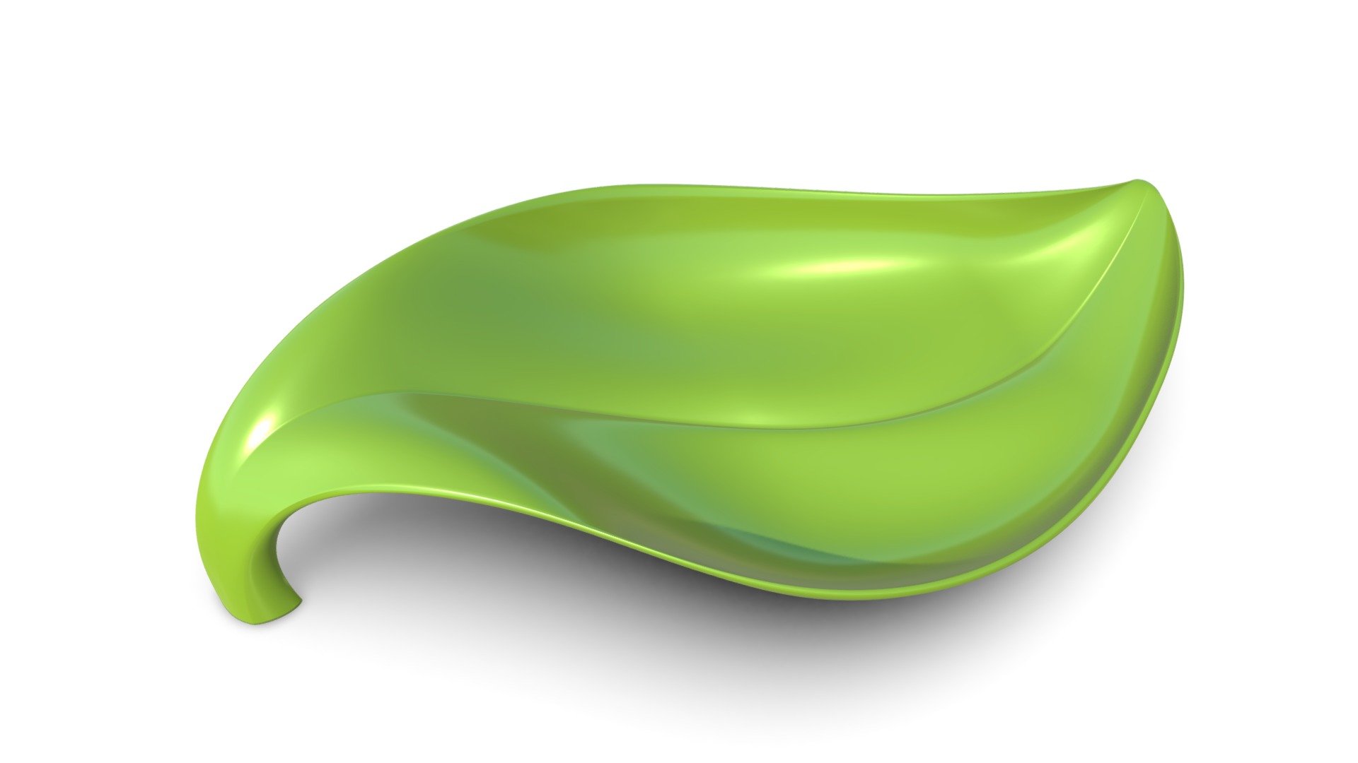 Tray Leaf 3d model