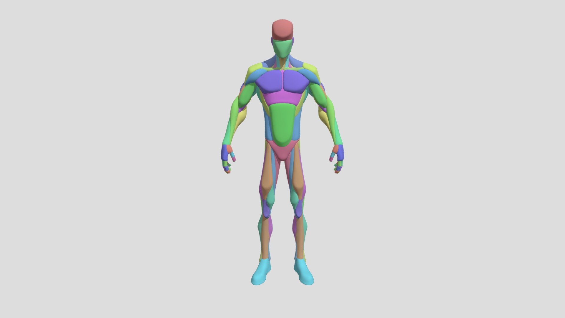 Stylized Character 3d model