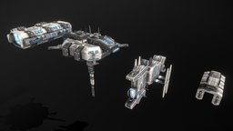 Modular Space Station Construction Kit