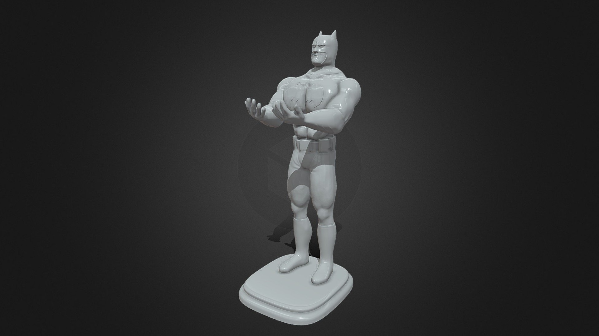 Batman Headphone stand_3d print ready 3d model