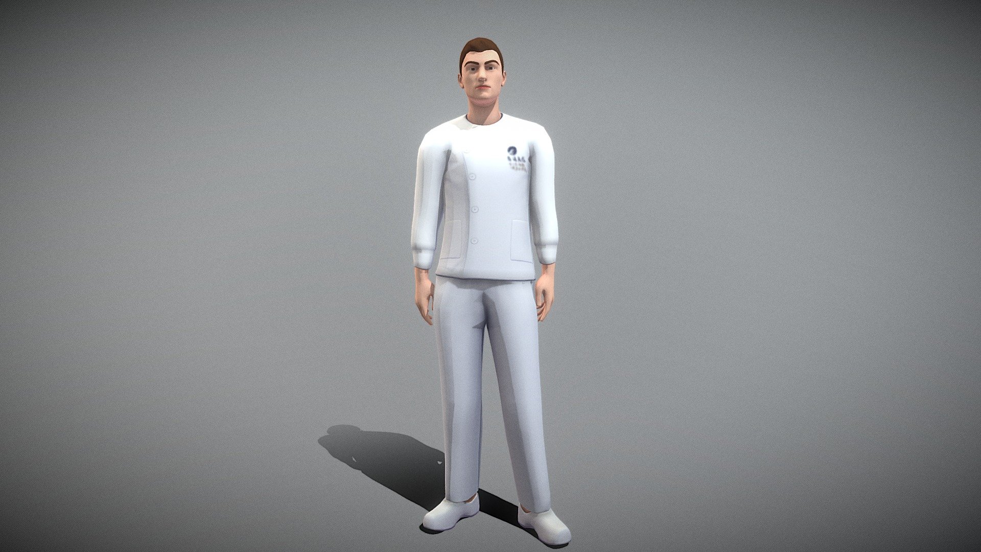 Male Nurse 3d model