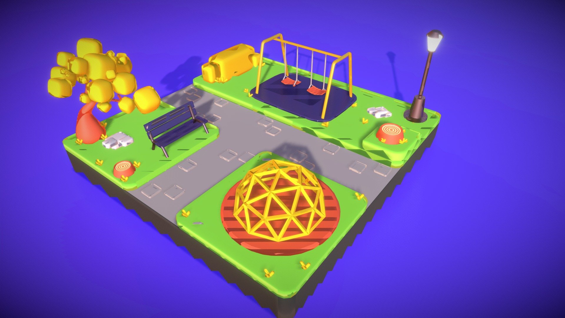 Playground 3d model