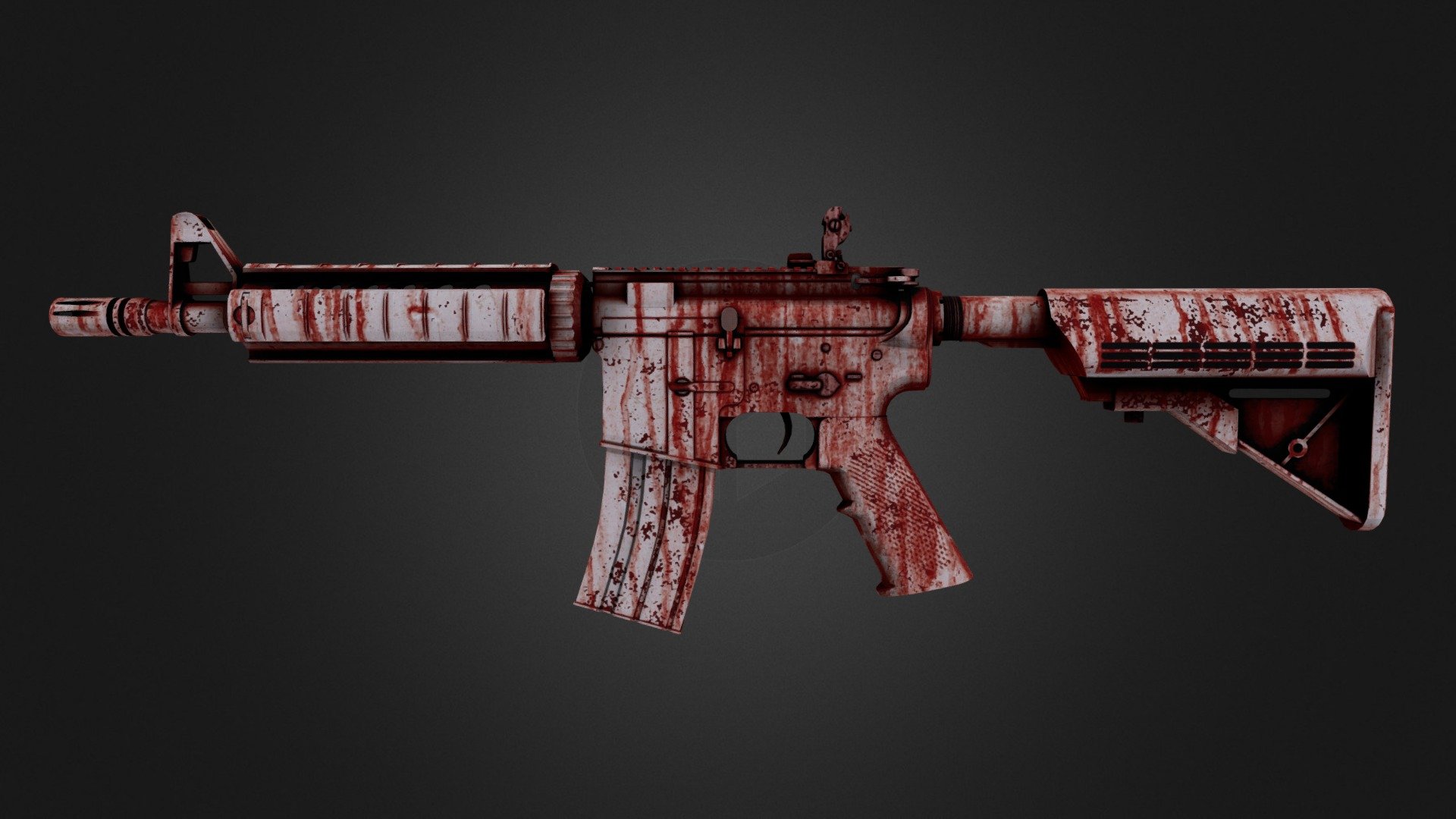 M4A4 | Bloodbath 3d model