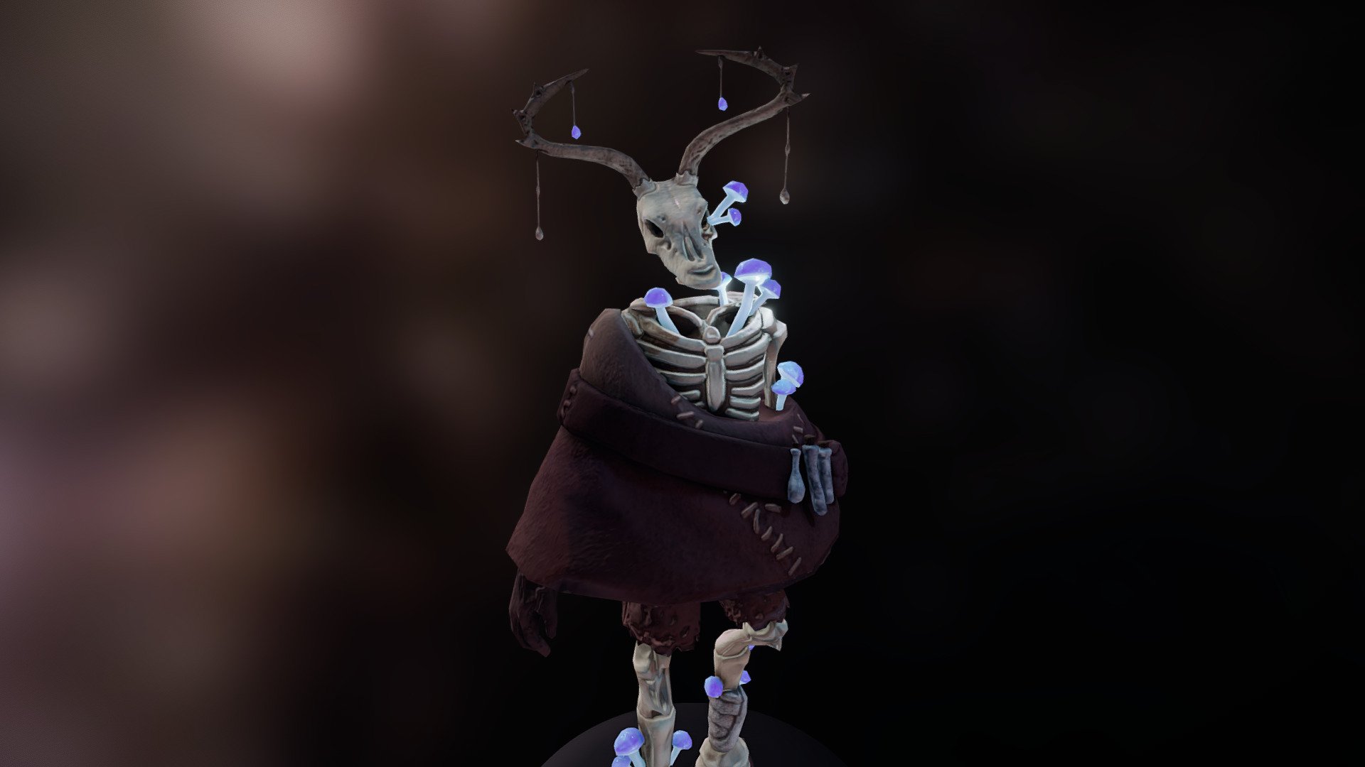 Skeleton pose 3d model