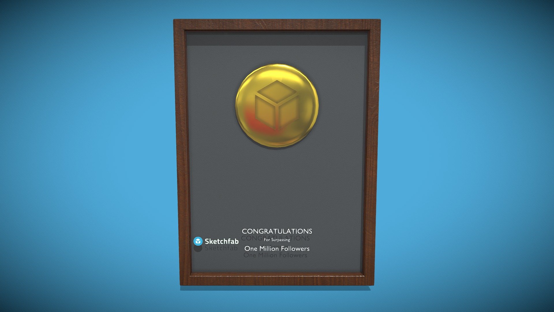 Sketchfab Gold Award 3d model