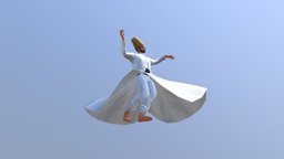 3D model Turkish Dervish