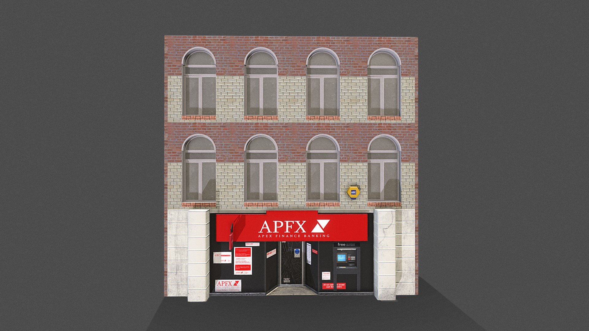 Modular Building 3d model