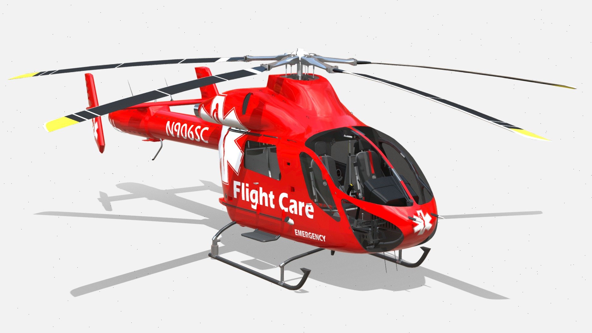 3d model MD Helicopters 902 3d model