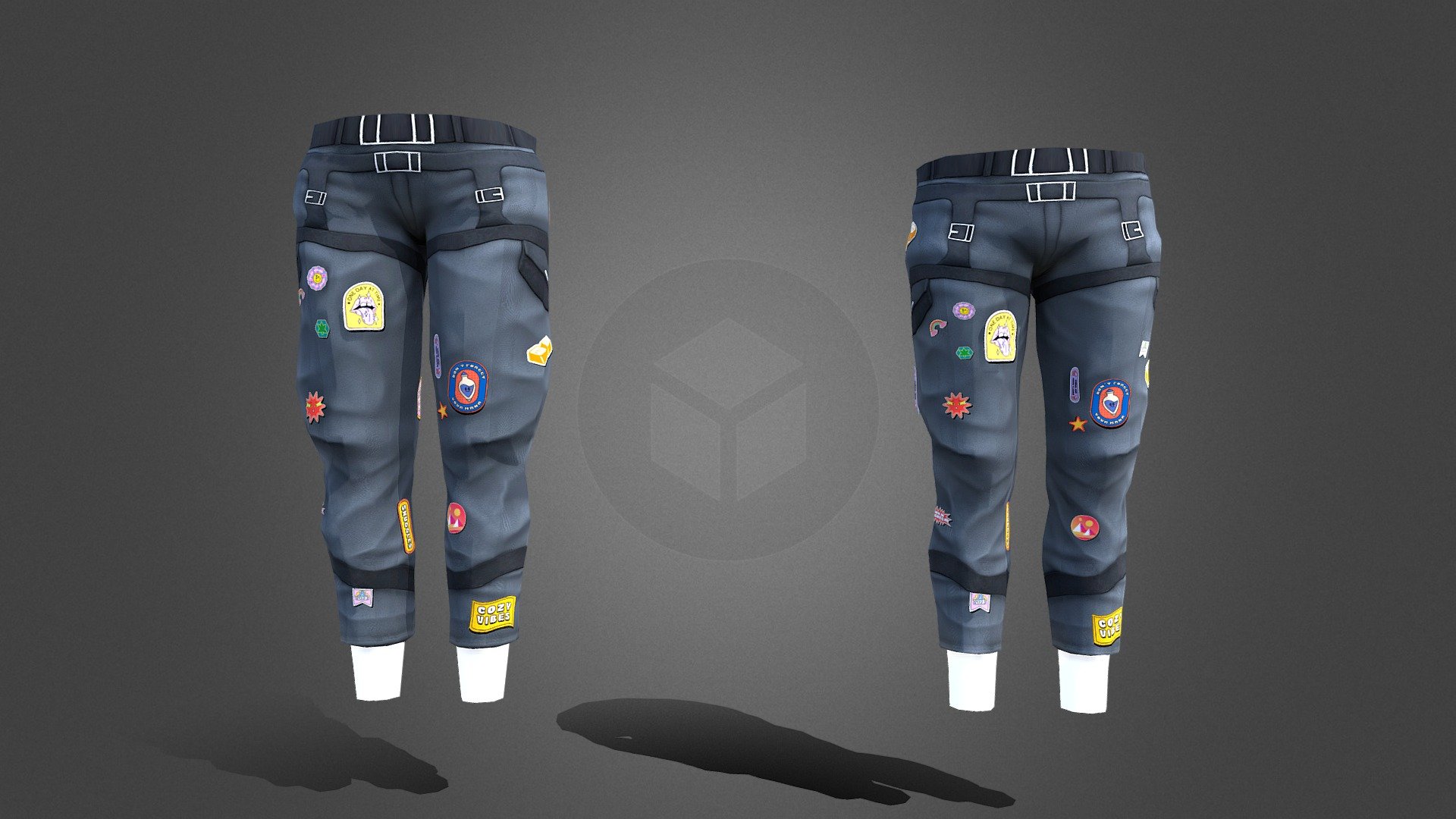 Patch Pants | Digital Collectible 3d model