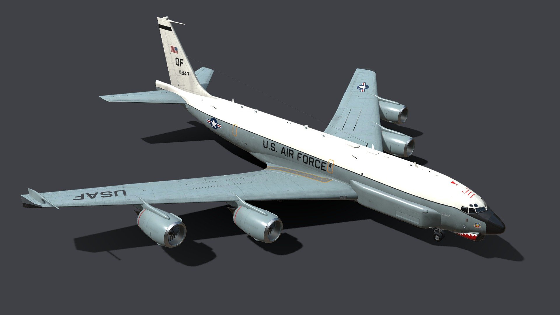 Boeing RC-135 U Combat Sent 3d model