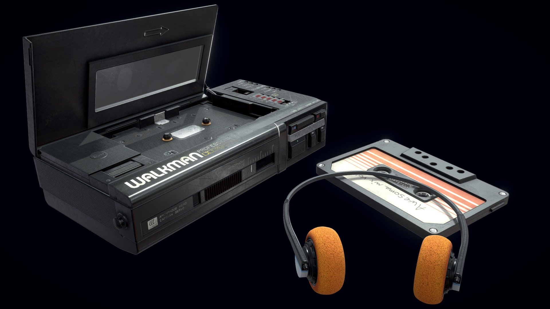 Sony Walkman Professional 3d model