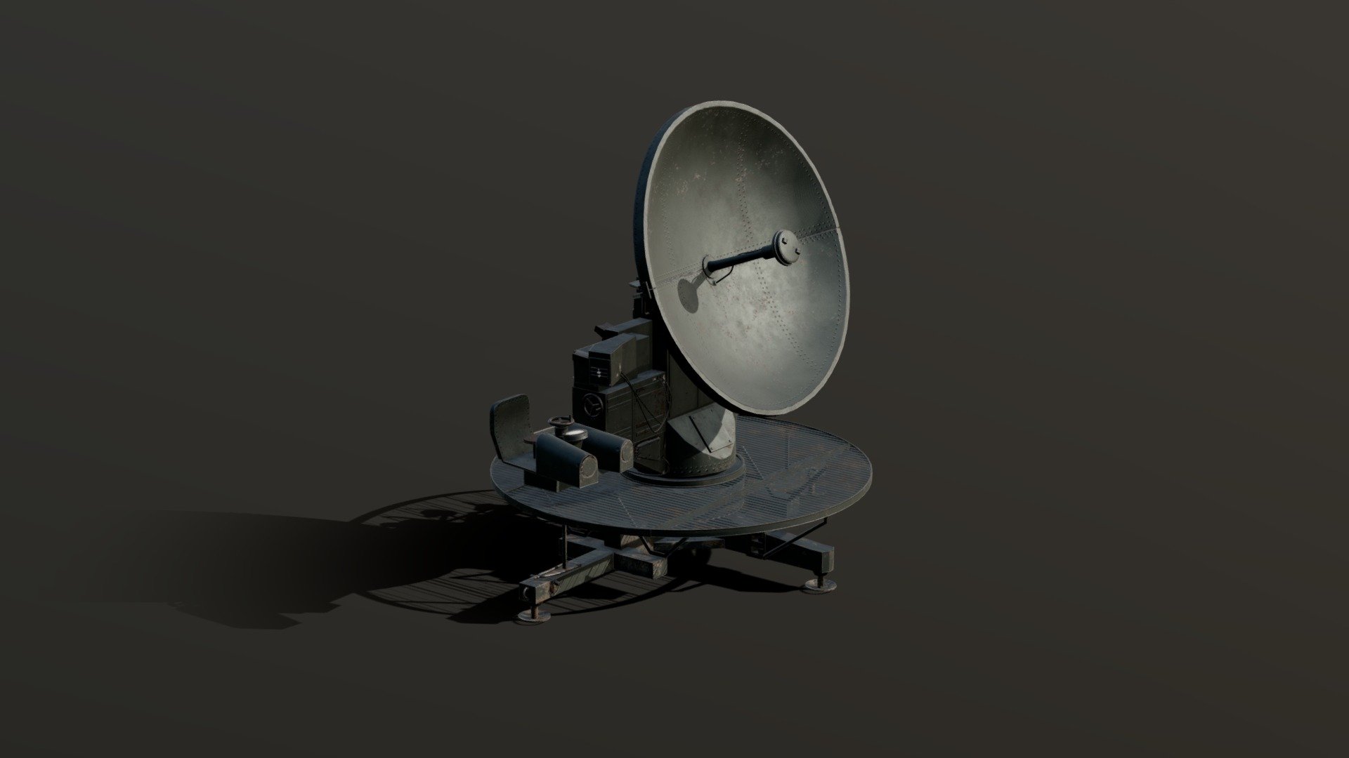 Würzburg D Radar 3d model