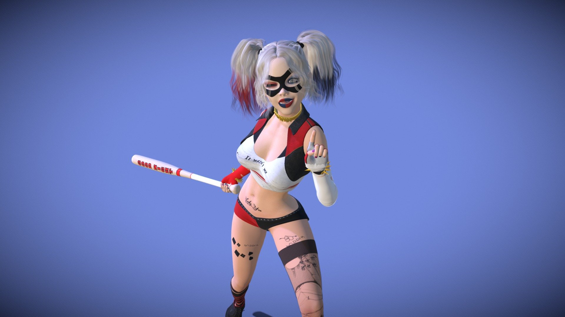 Harley Quinn Dark Charm 3d model