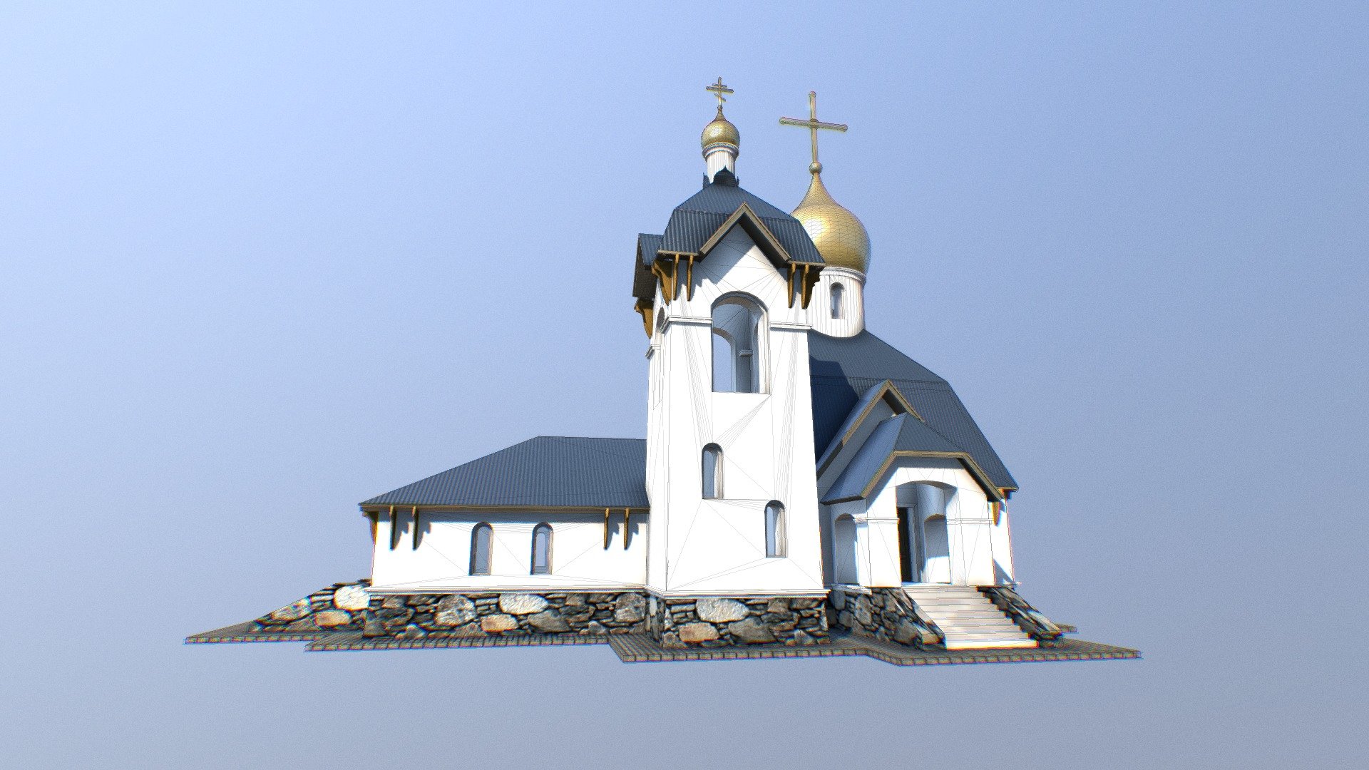 Church / Христианская церковь храм 3d model