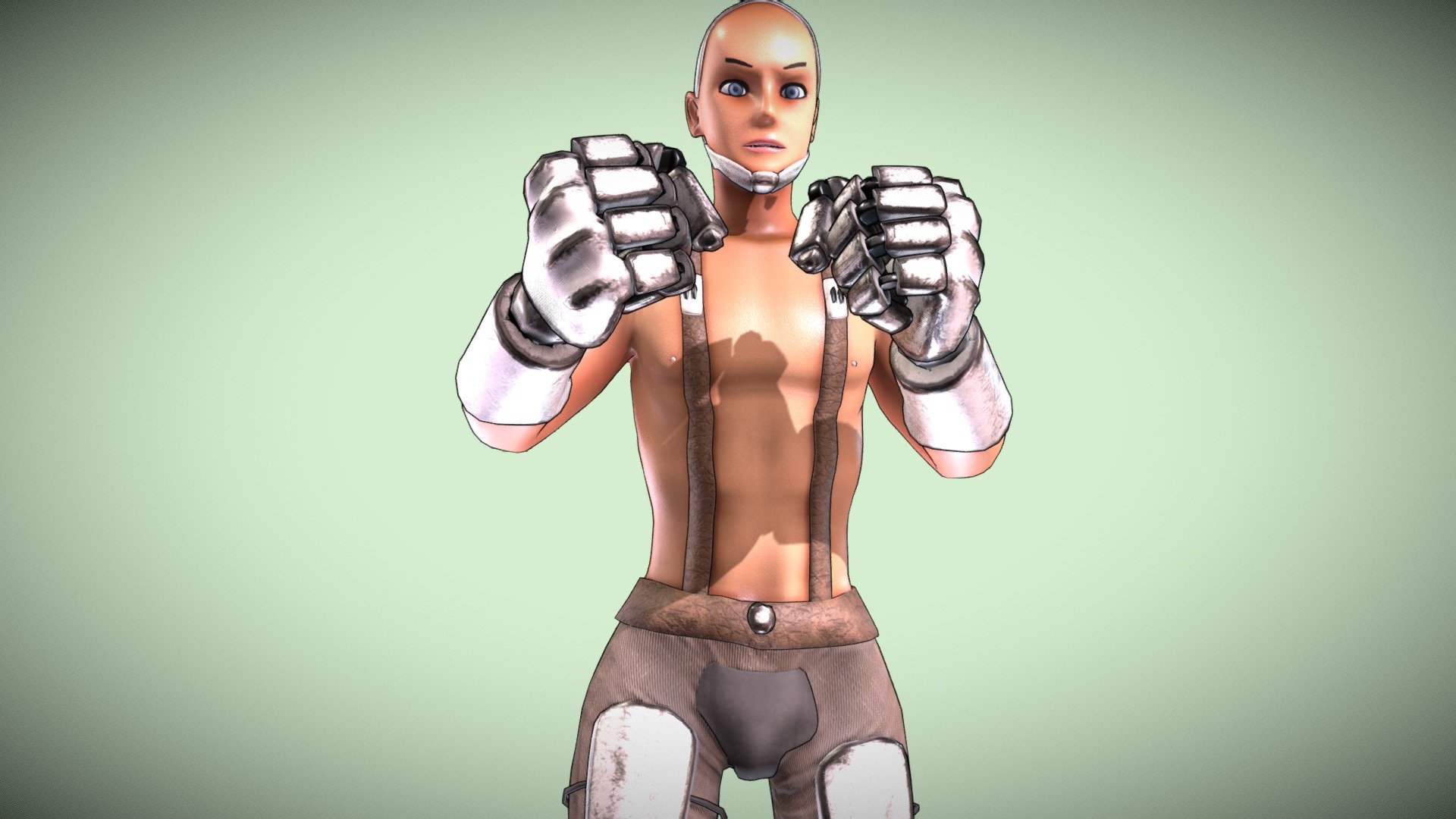 Heavy Fist Character 3d model