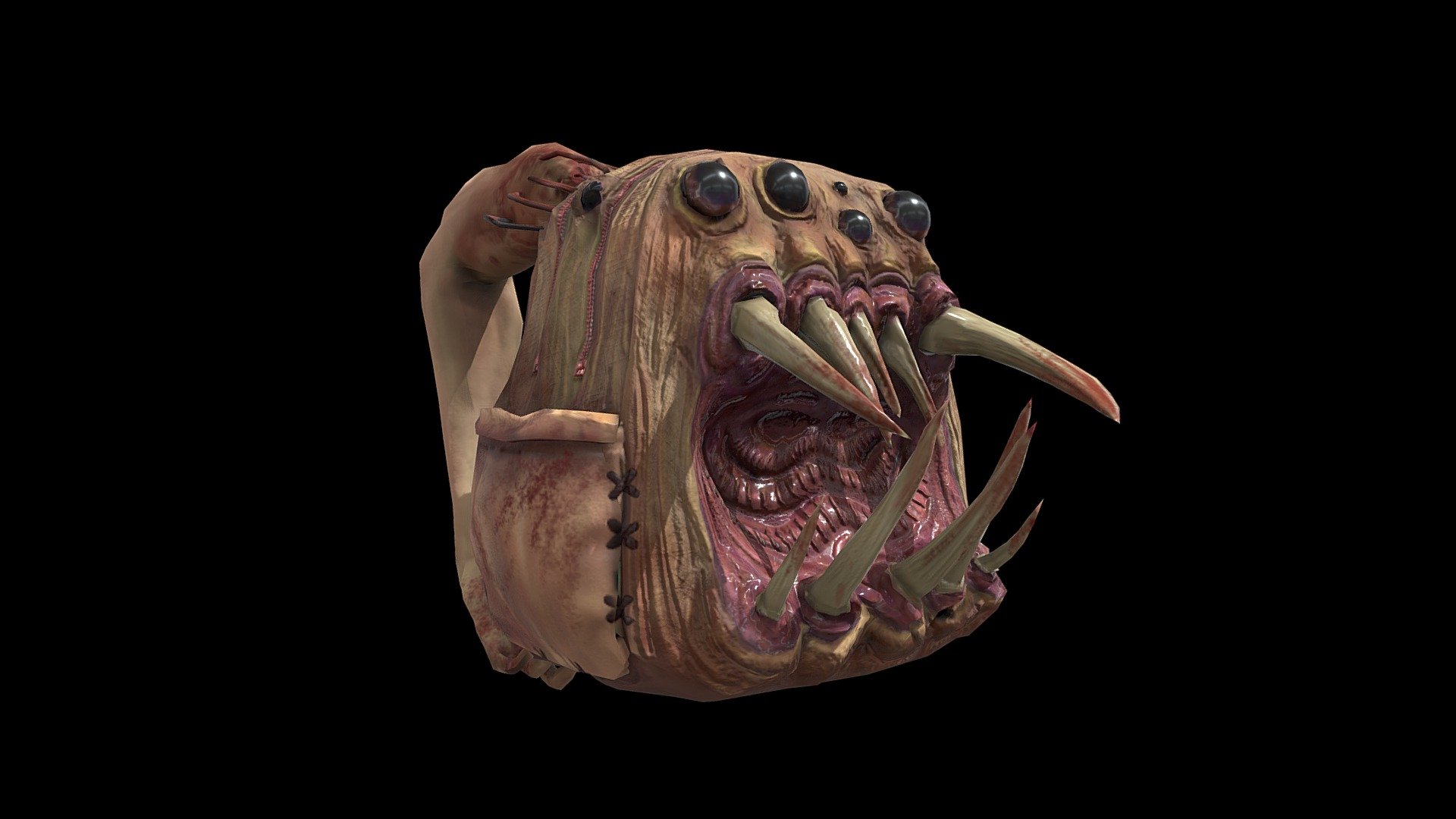 Creature Backpack 3d model