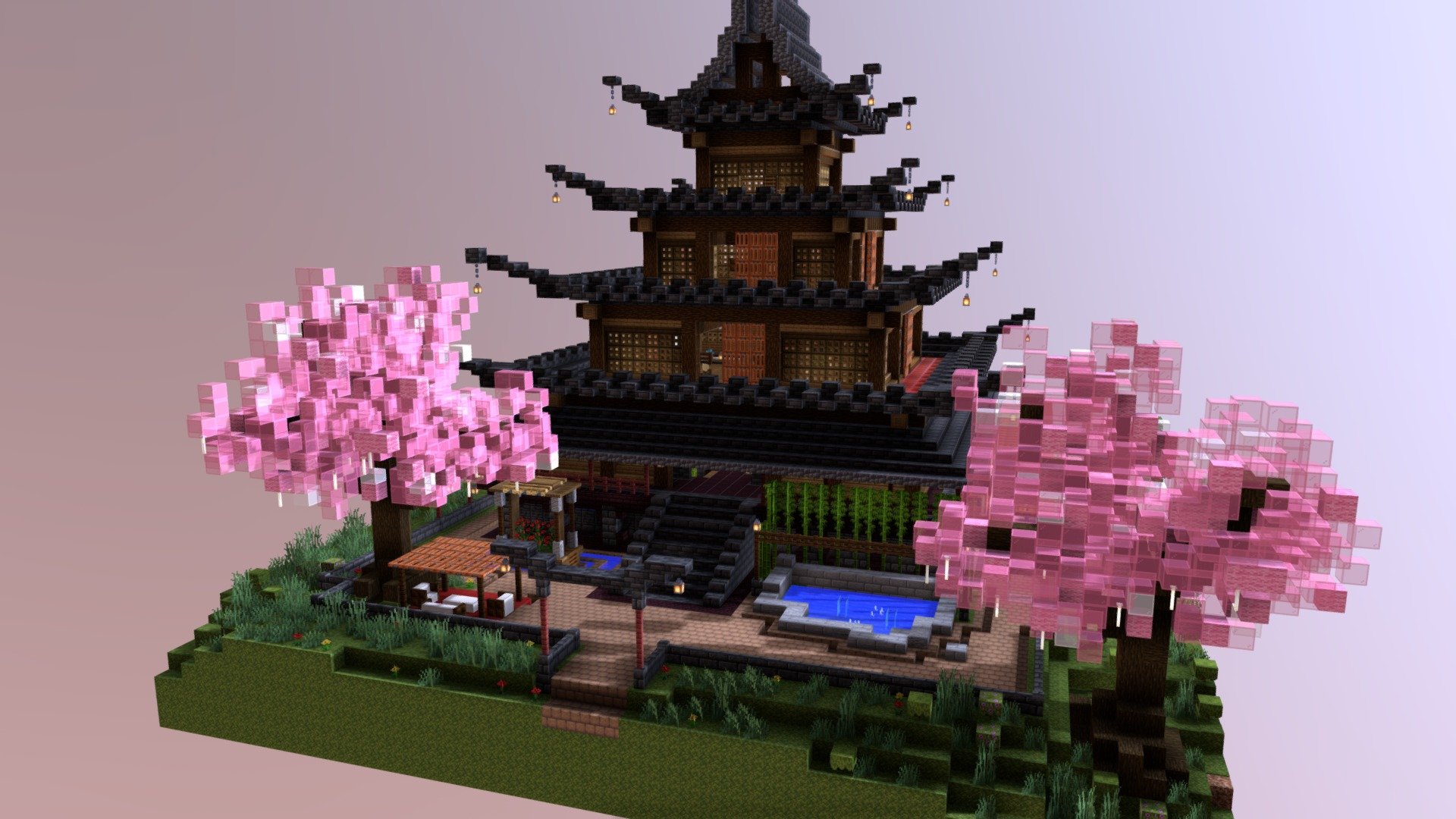 Japanese Temple 3d model