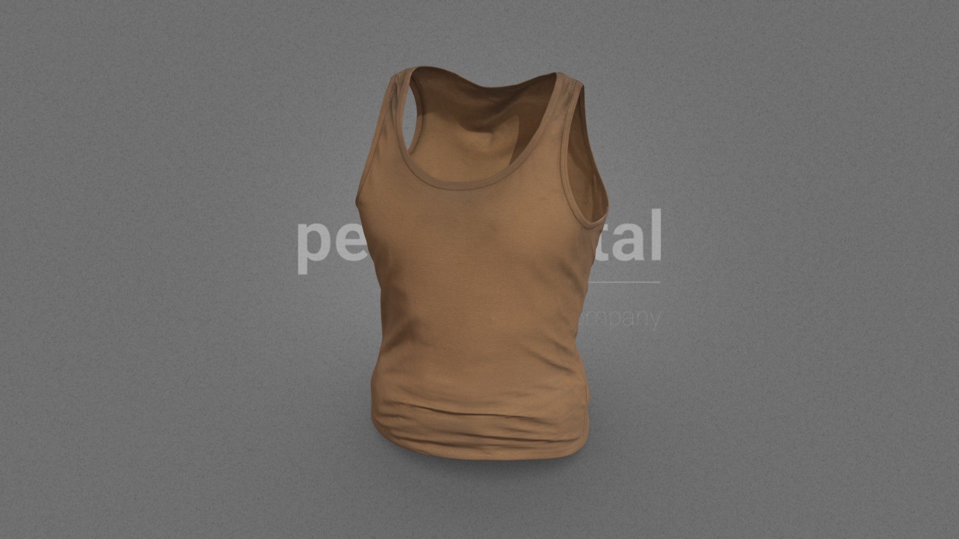 Wasteland Garments Series- Model 08 Tank Top 3d model