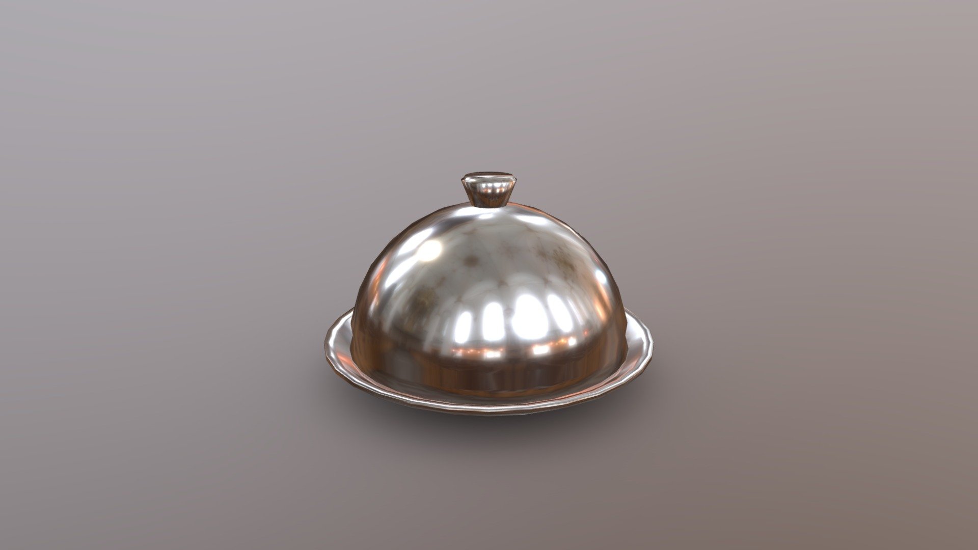 Food Cover Cloche Plate Platter 3d model