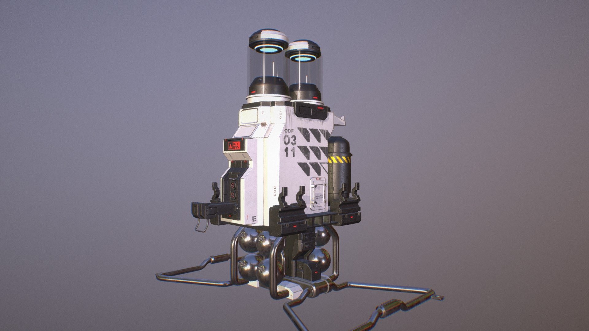 Oxygen station 3d model