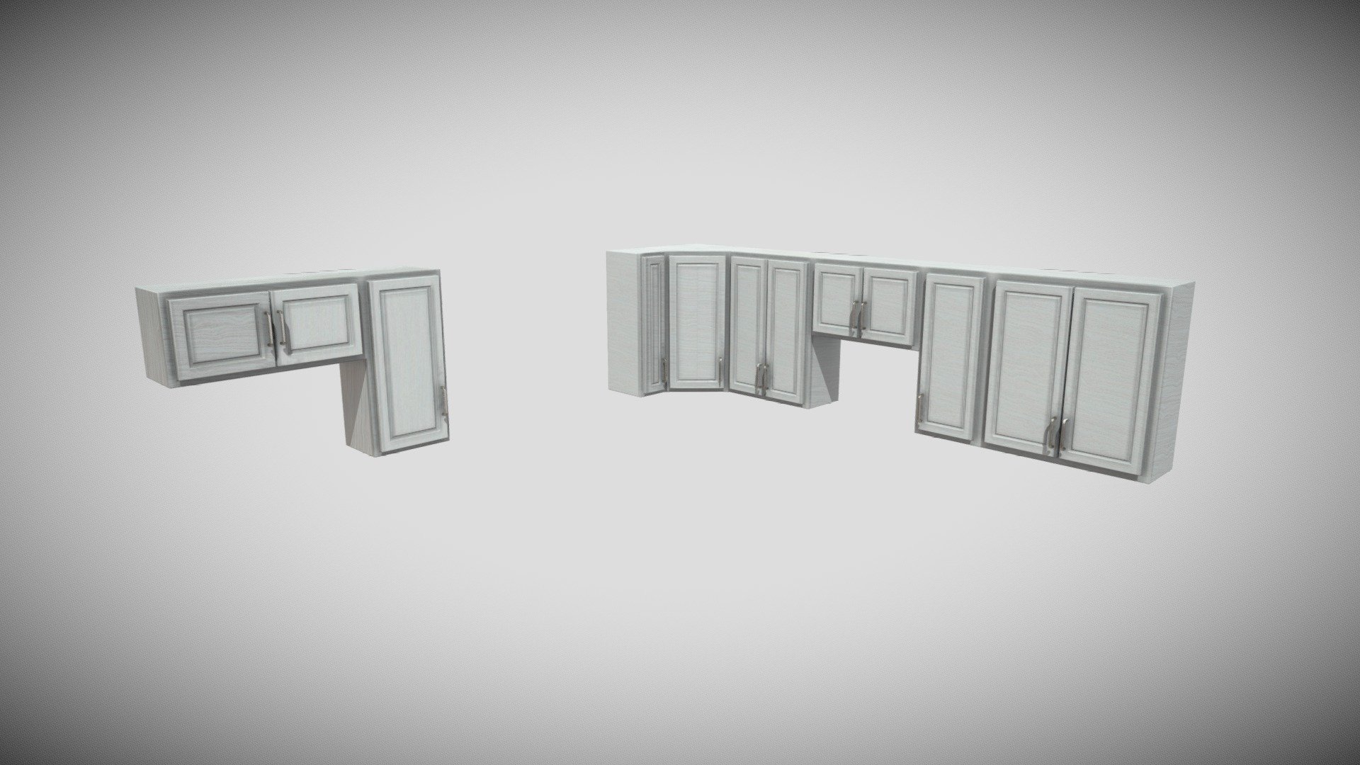 Upper Cabinets 3d model