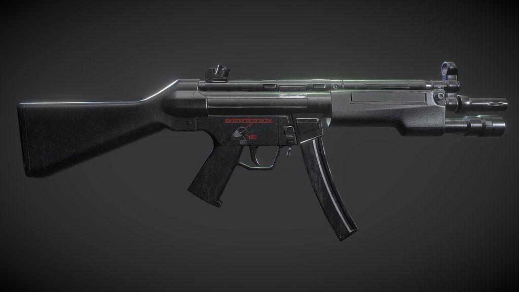 Mp5 3d model