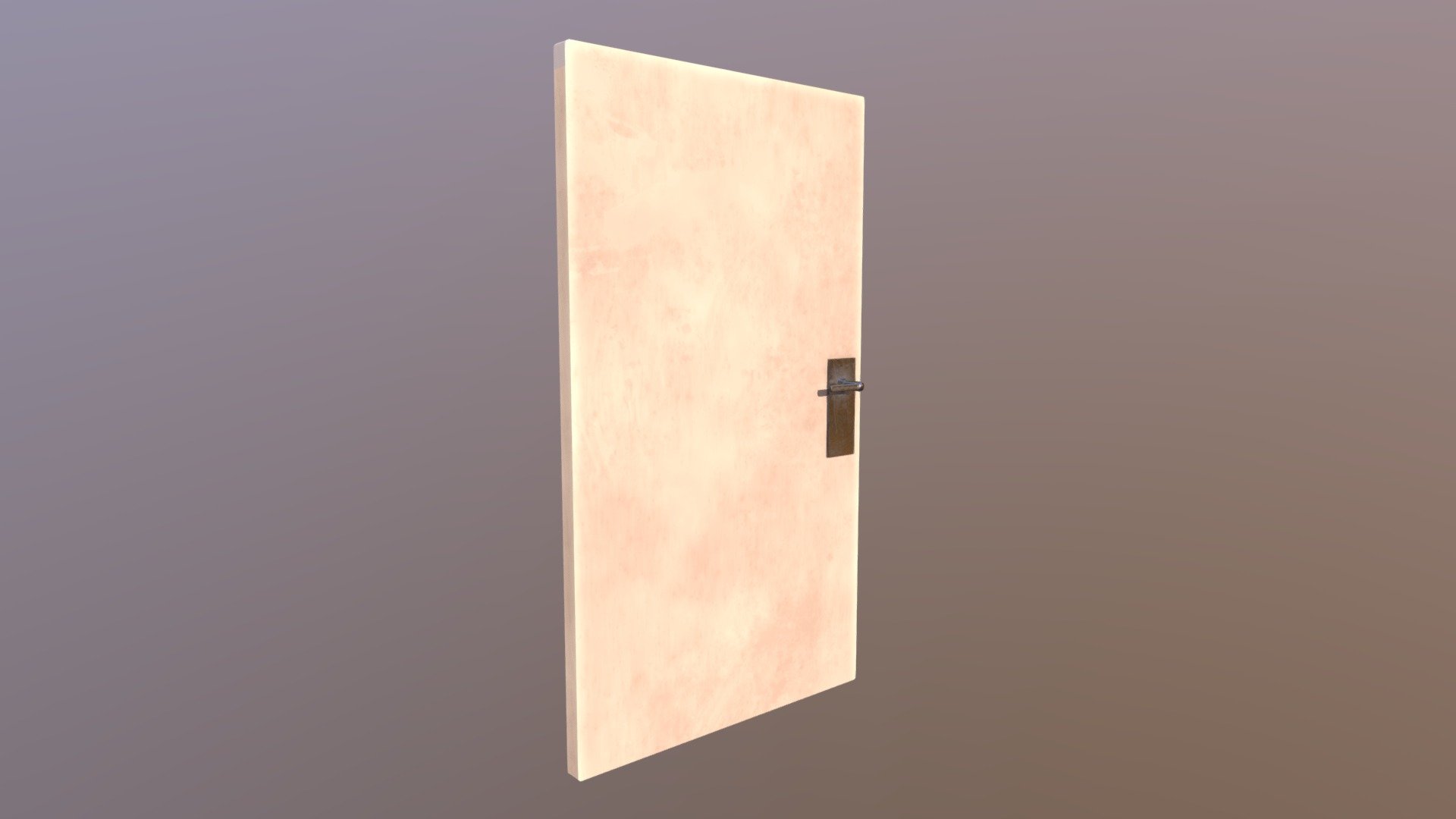 Bathroom Door 3d model